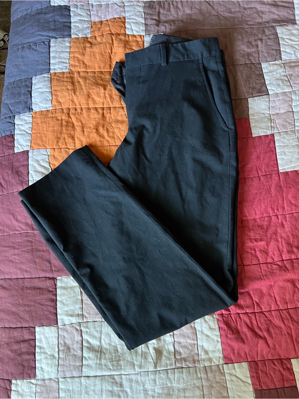 jf j.ferrar Men's Black Dress Pants